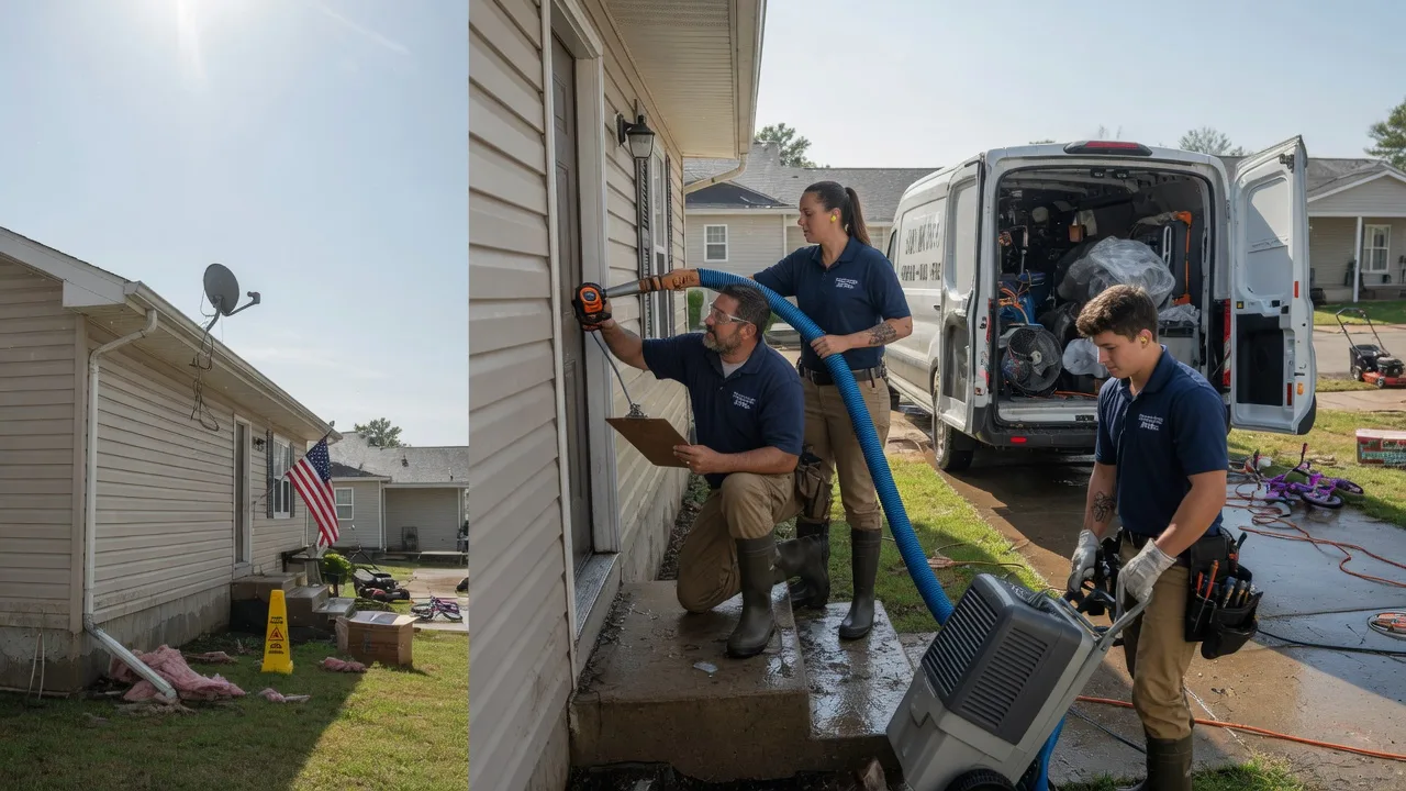 Ceiling Water Damage Restoration in Pretty Prairie, KS near me